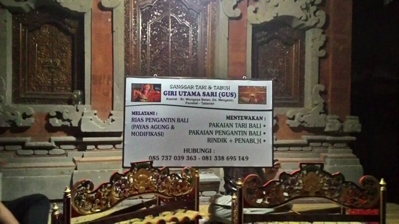 Belajar Tari dan Tabuh 1